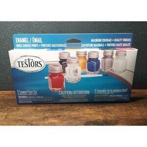 Testors Hobby Enamel Kit Small TES9115X Gloss 8 pieces